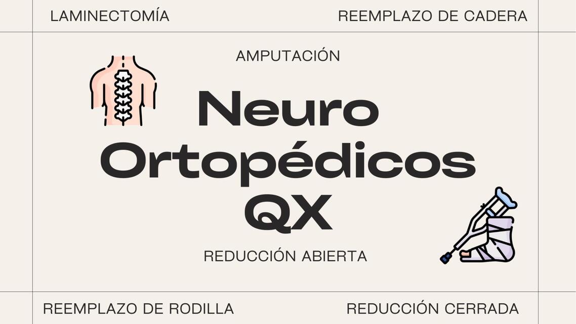 Neuro Ortopédicos  