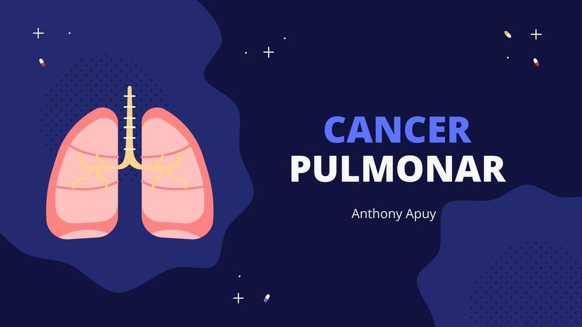 Cáncer Pulmonar 