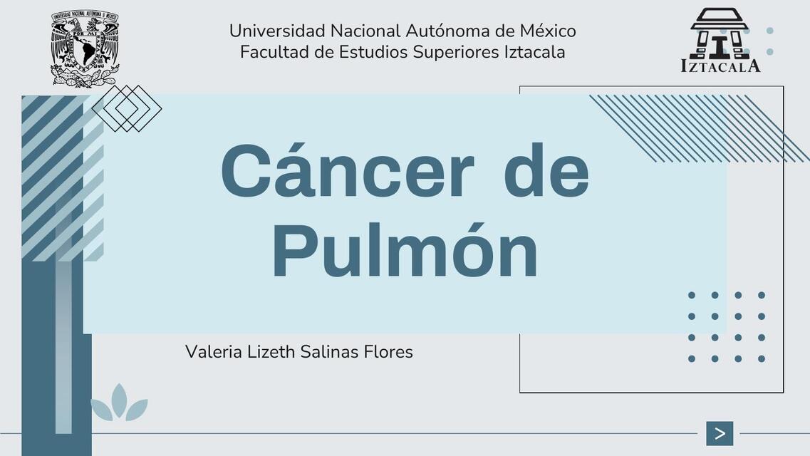 Cáncer de pulmón 