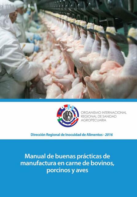 Manual de buenas prácticas de manufactura en carne