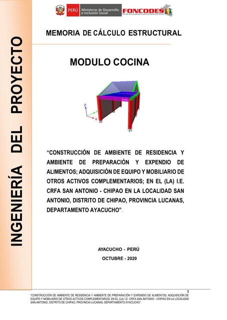 Memoria de Cálculo Estructural  