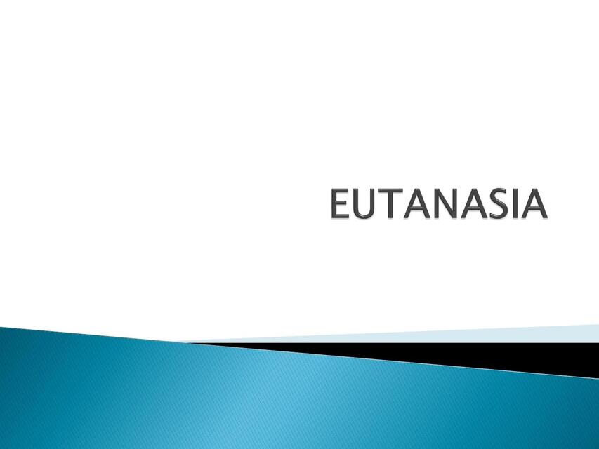 Eutanasia 