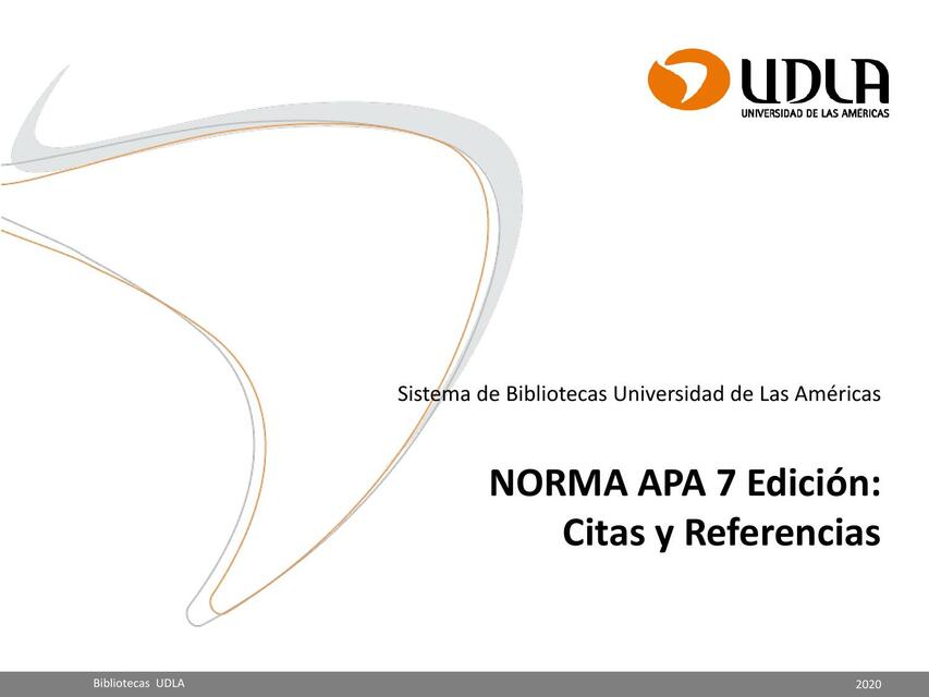 Norma Apa 7 Edición 