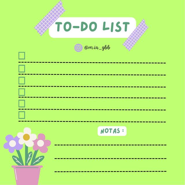 To Do list 