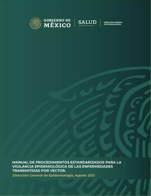 36 Manual de procedimiento estandarizados para la vigilancia epidemiológica