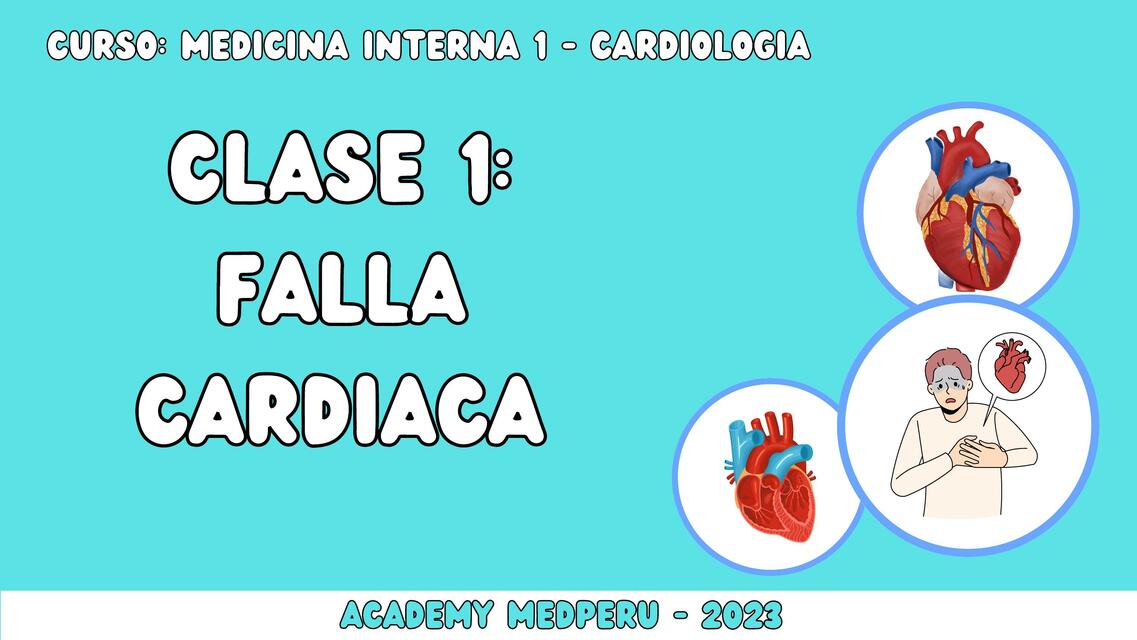 Clase 1 falla cardiaca 