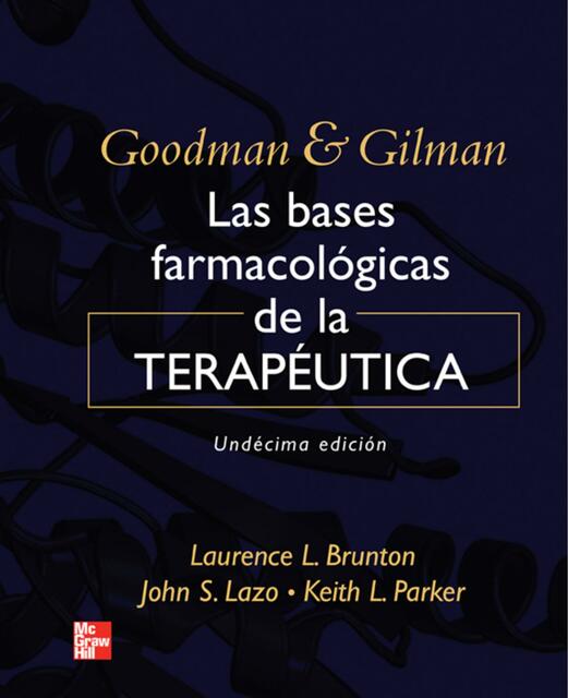 Goodman y Gilman las bases farmacológicas de la terapéutica undécima edición Jazmín uDocz