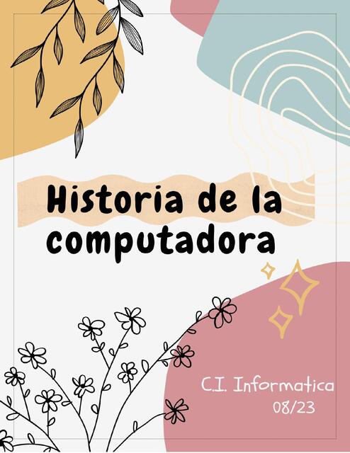 Historia de la computadora  