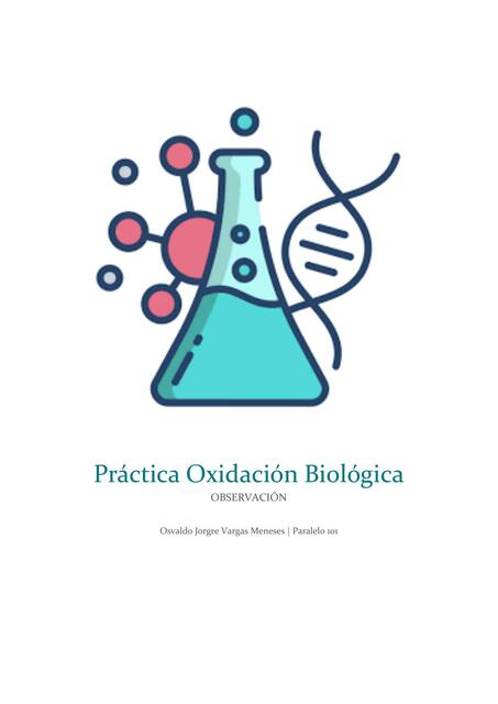 Práctica Oxidación Biológica