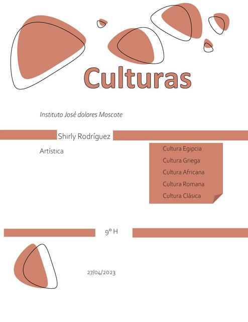 Culturas