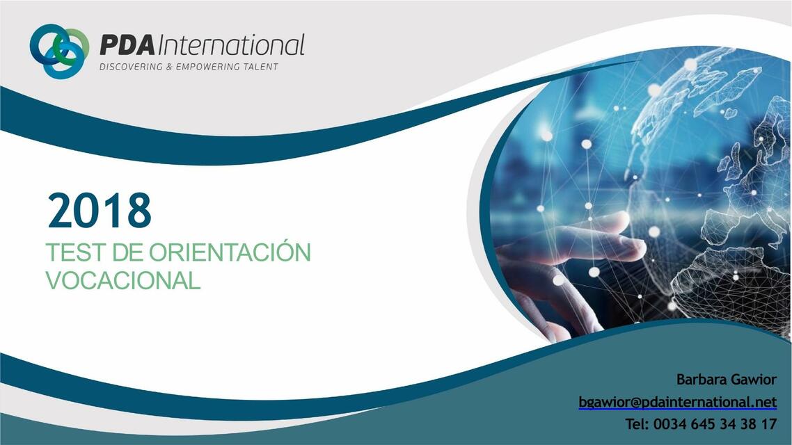 Test de orientacion vocacional