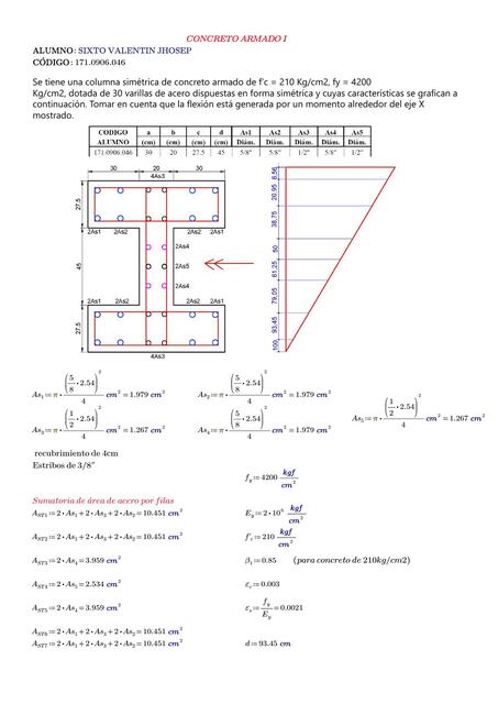 Diseño estructural de una columna 