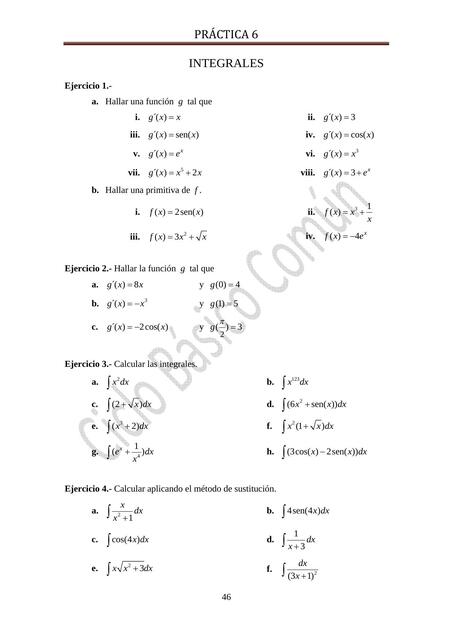 Integrales 