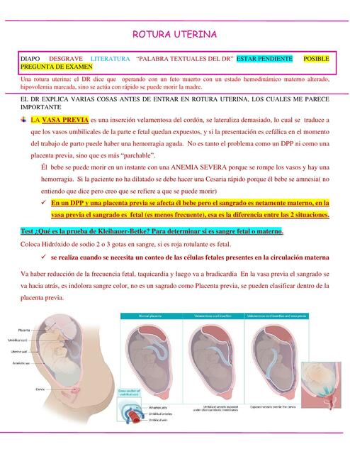 Rotura Uterina 