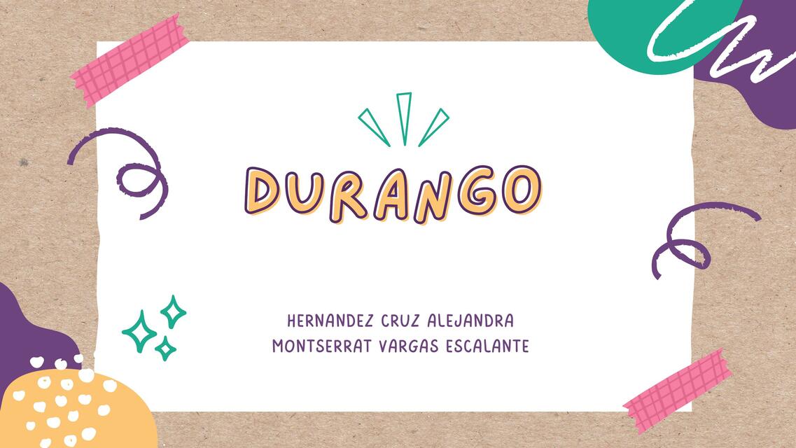 La biodiversidad Durango 