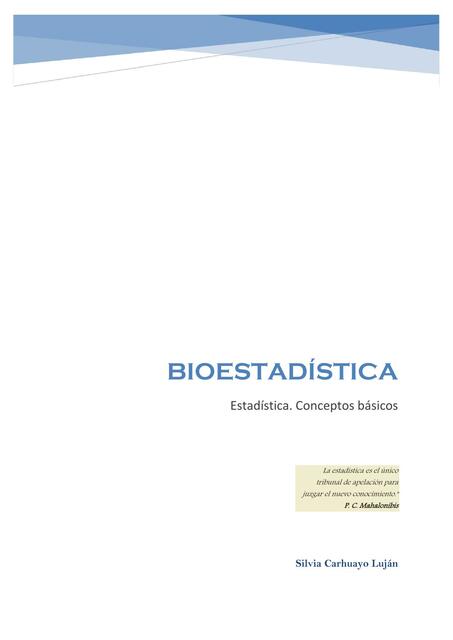 Bioestadística