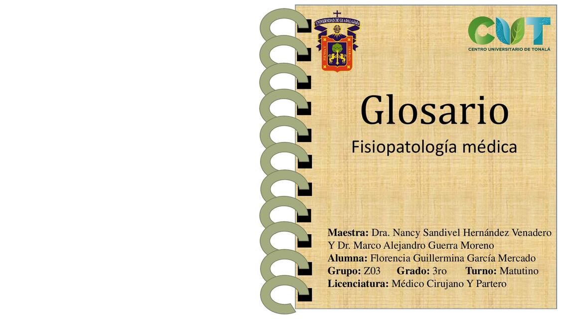 Glosario Fisiopatología Médica 