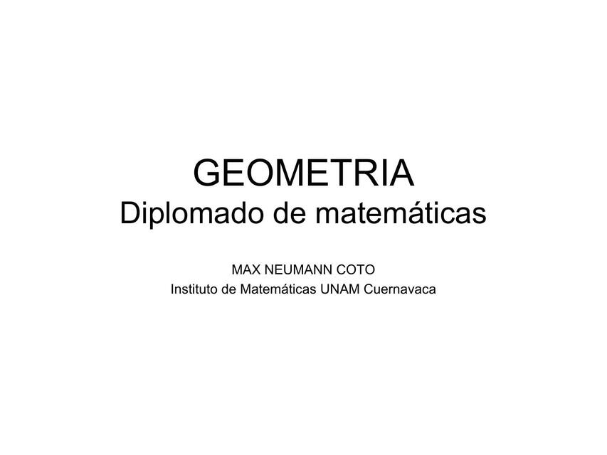 Geometría 