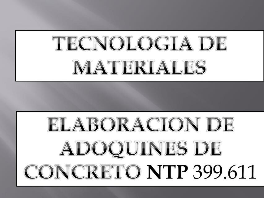 Tecnologia de materiales