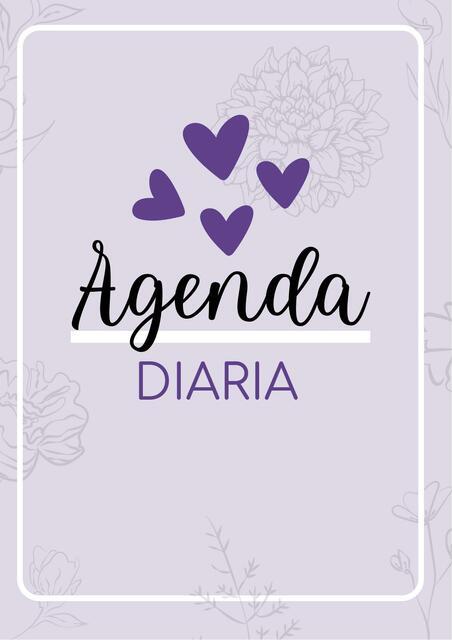 Agenda diaria