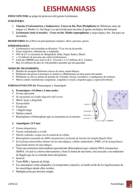 LEISHMANIASIS 