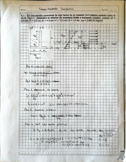 Guías de estudio - Resistencia de materiales 1 - Comportamiento inelástico