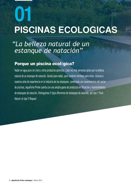 Piscinas Ecológicas