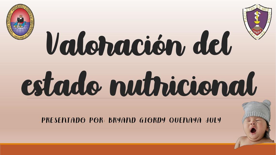 Valoración del estado nutricional en pediatría