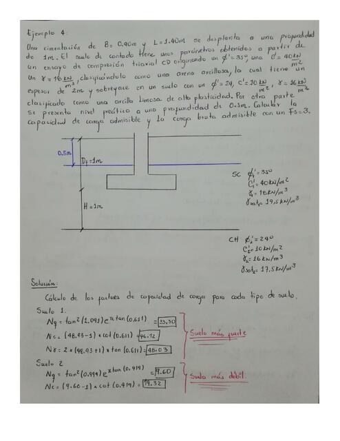 Ejemplo 4 cimentaciones zapatas aisladas 