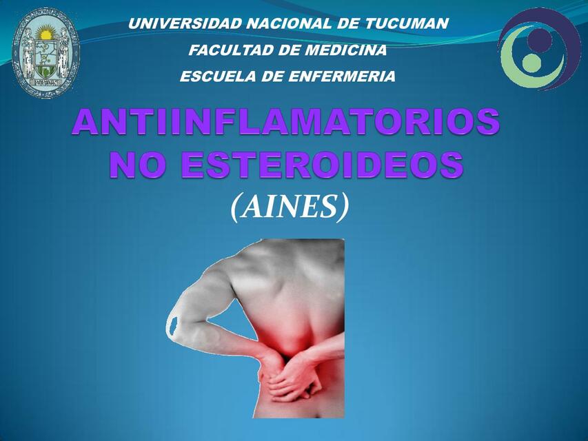 Antiinflamatorios no esteroideos 