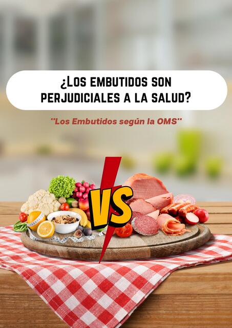 Los Embutidos según la OMS 