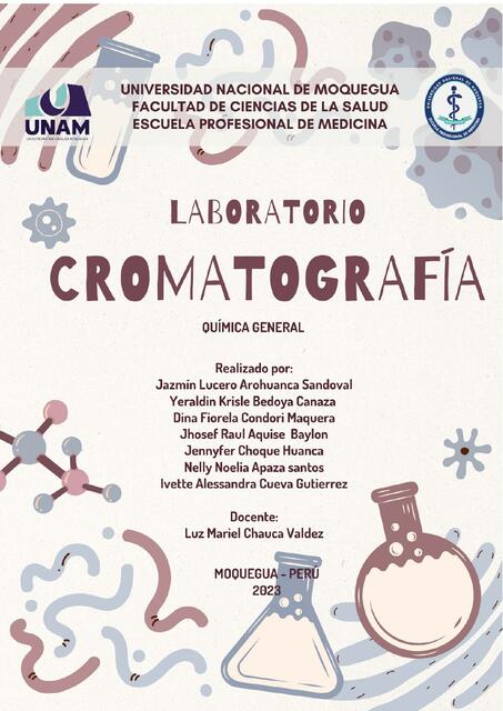 Laboratorio Cromatografía 