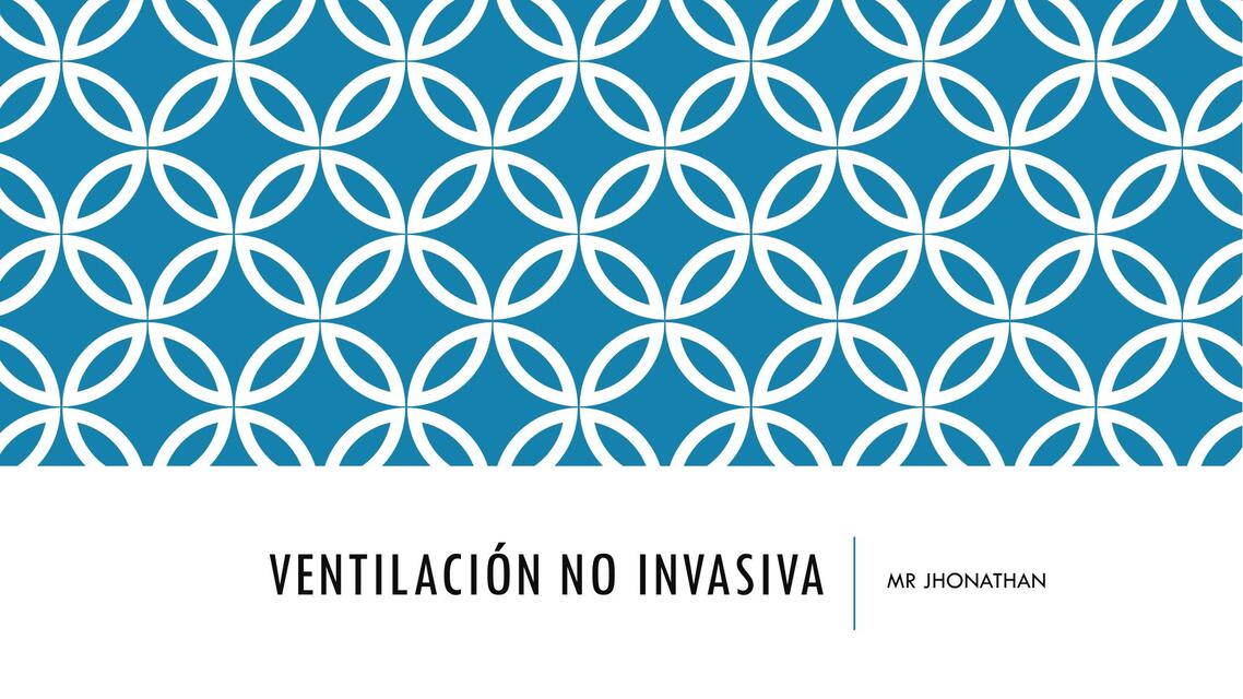 Ventilación no invasiva pediatrica 