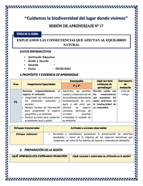 Explicamos las Consecuencias que Afectan al Equilibrio Natural 