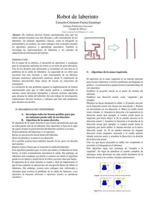 Robot de Laberinto 