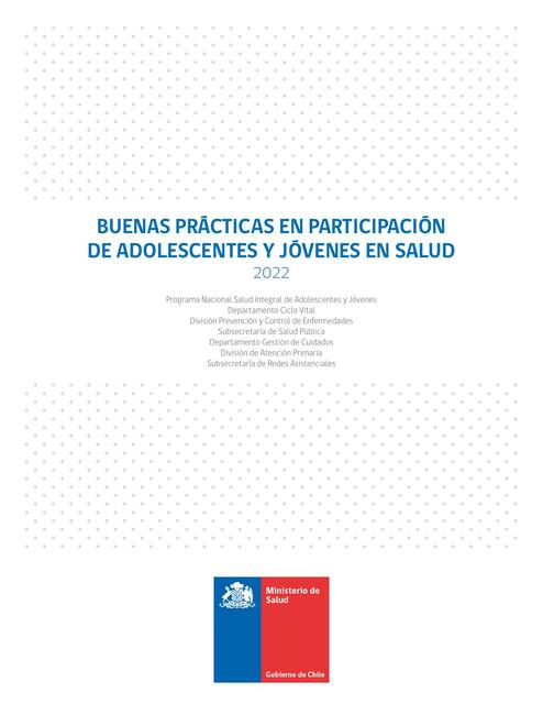 Buenas Prácticas en participación de adolescentes