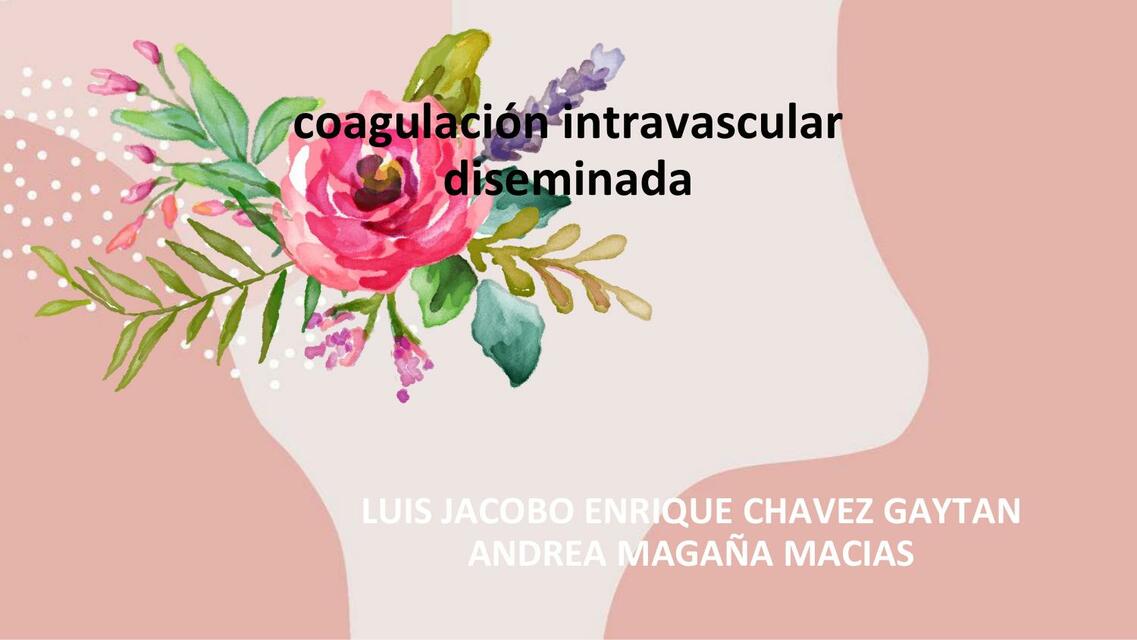 Coagulación intravascular diseminada 