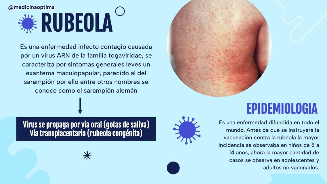 Rubeola | Medicina Óptima | uDocz