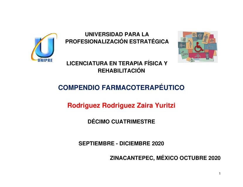 Compendio Farmacoterapéutico 