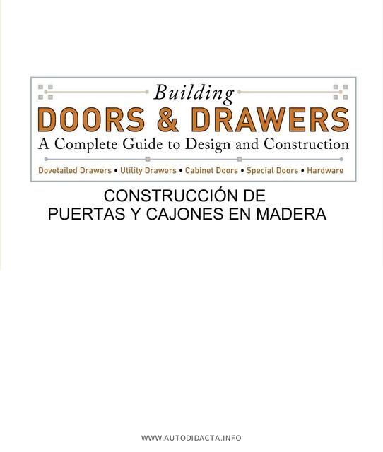 Construcción de Puertas y Cajones en Madera 