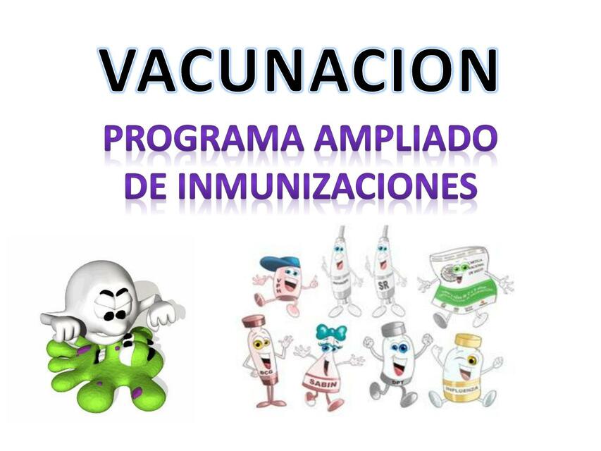 Vacunación programa ampliado de inmunizaciones 