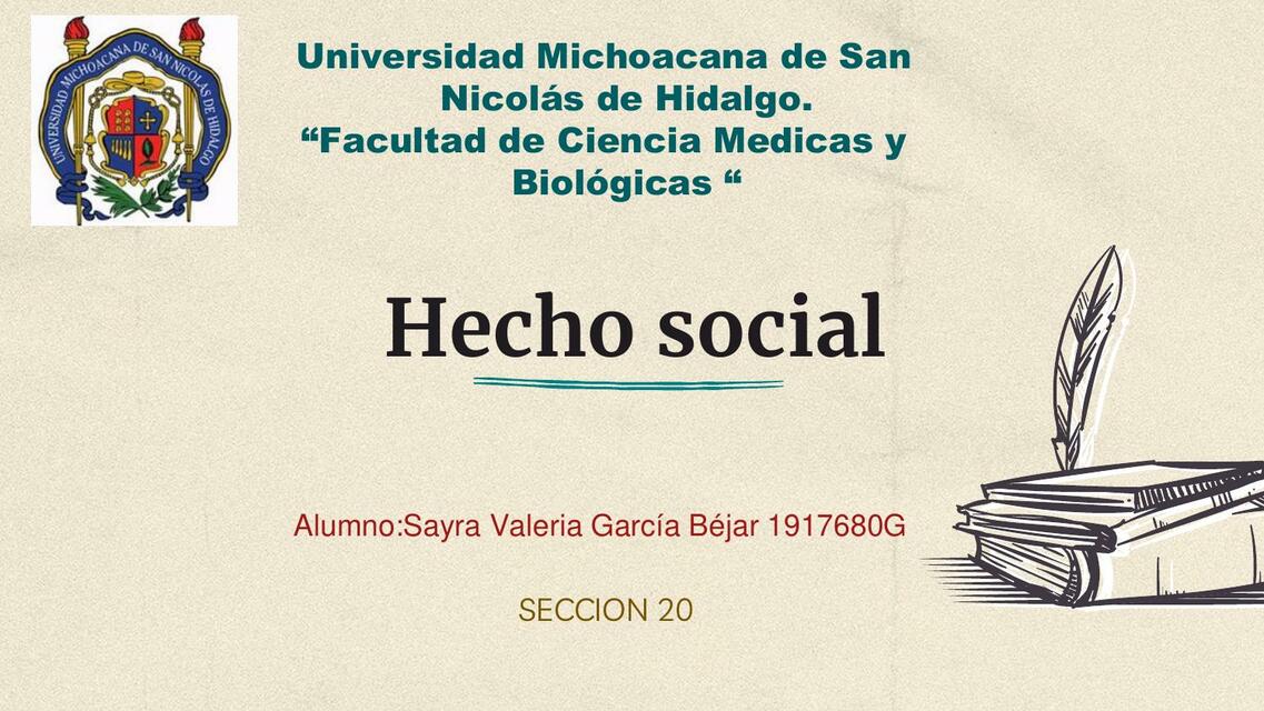 Hecho social