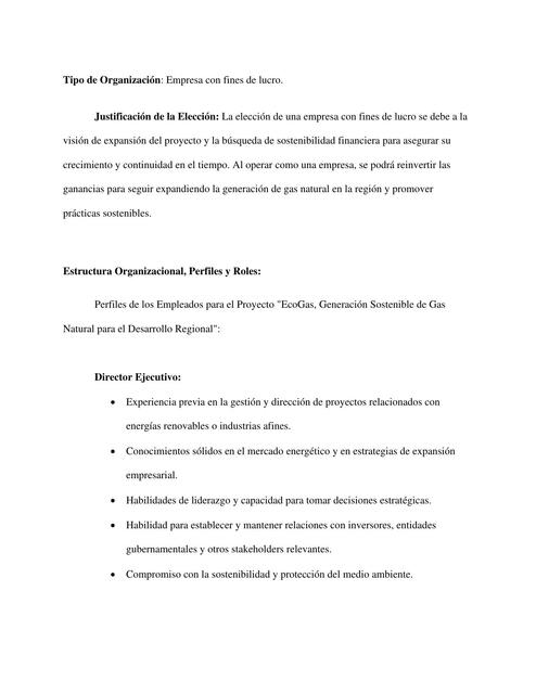 Tipos de Organización 