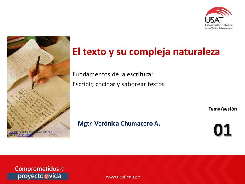 El Texto y su Compleja Naturaleza