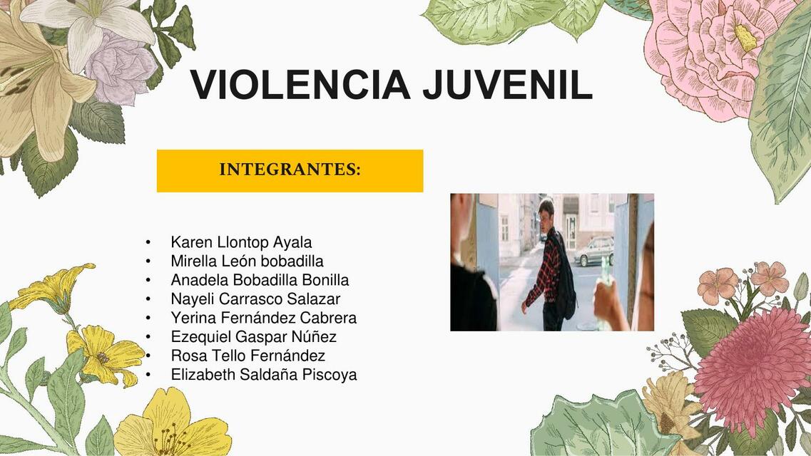 Violencia juvenil