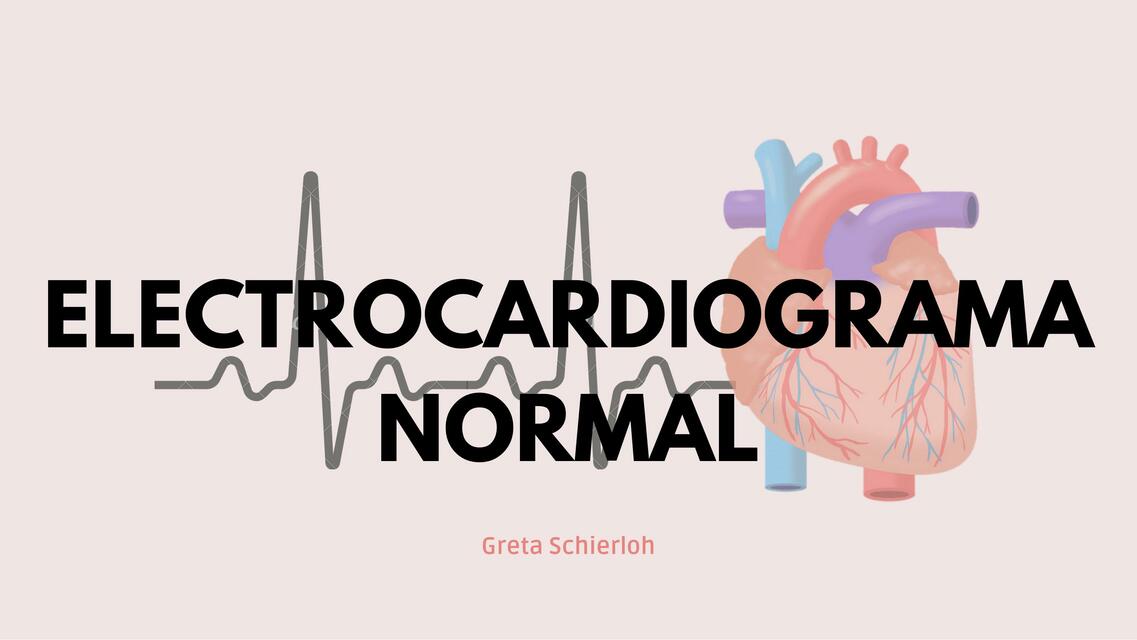 Electrocardiograma normal (clase)