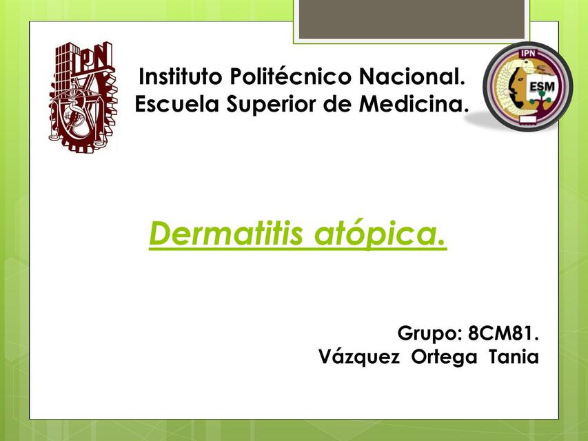 Dermatitis Atópica 