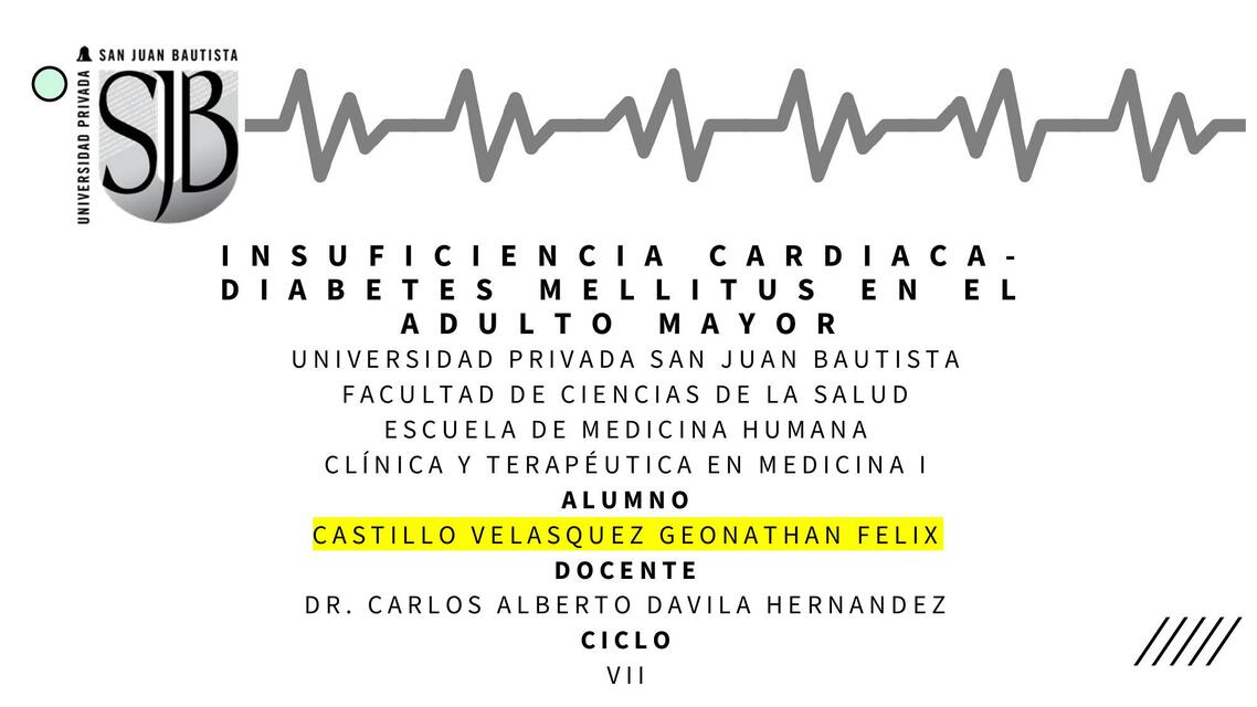 Diabetes mellitus en el adulto mayor 