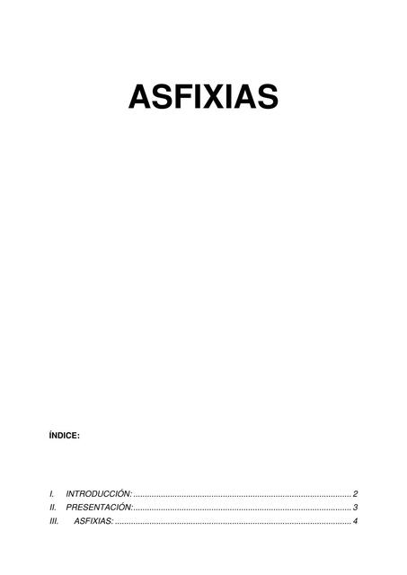 Asfixias 