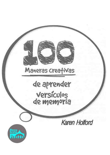 100 ideas para aprender versiculos